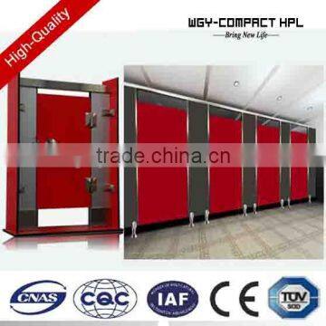 WGY formica compact hpl laminate board toilet partition