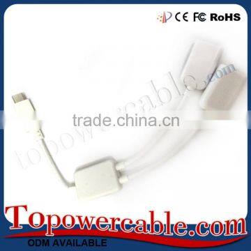 Exclusive Customize Dual USB A Female to Type C Male Adapter