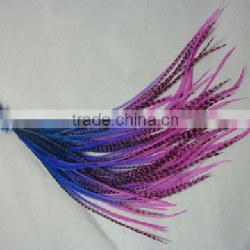 2014 hot sale ombre rooster feather made in china