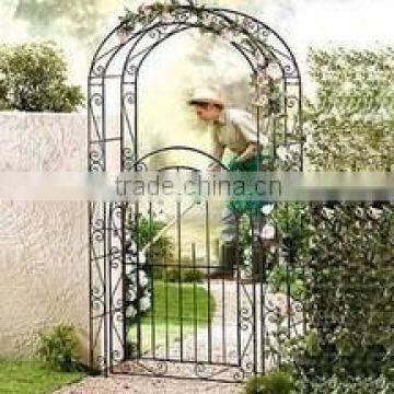 beautiful iron garden arch gate