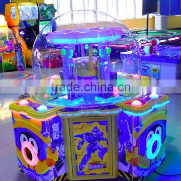 Sinoarcade Amusement Park 4 Players Robot One Candy Dispenser Gift Push Game Machine Crane Machine Simulator photo-4