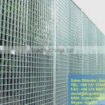 galvanized steel lattice fence, steel grilles fence