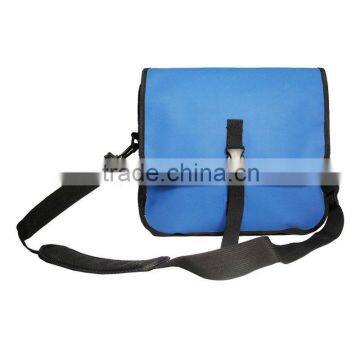 Blue tarpaulin waterproof satchel laptop bag of new design