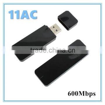 600Mbps Dual Band WiFi USB Adapter 802.11AC wifi usb adapter 2.4+5Ghz wifi adapter