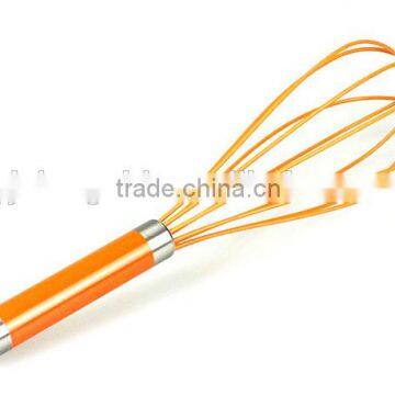 Hot Sale Colorful 12' Silicone Whisk Silicone Kitchen Utensils for Blending, Whisking, Beating & Stirring