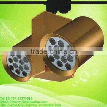 gold Metal Halide Track Spot Light Aluminum Housing