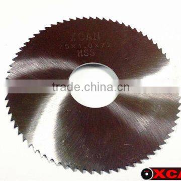 75mm*1.0mm Circular Metal Slitting Saw Blades