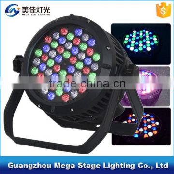 high quality stage rgbw 3w 54pcs ip65 waterproof led par lights