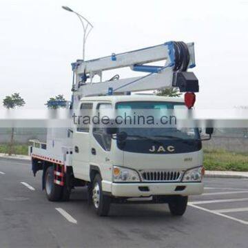 JAC crew cab 3 Knuckle arm 12-16 meter High-altitude Operation Truck