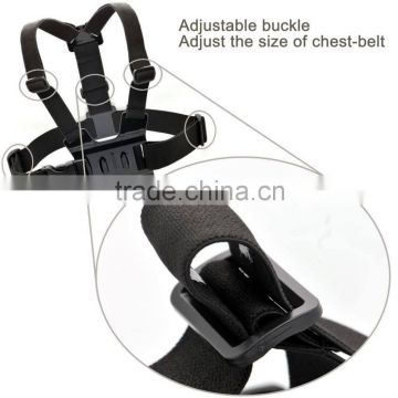 Chest Comfortable Straps And Substrate For GOPROs Cameras (Black)