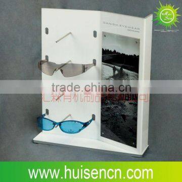 Whtie acrylic material eyewear display stand                        
                                                Quality Choice