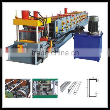 C U and Z profile plasterboard forming machine 0.4-0.6 mm C U and Z profile plasterboard forming machine