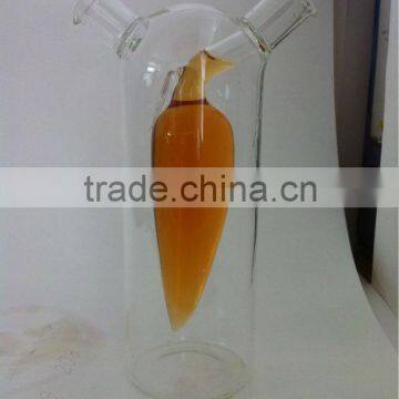 European style different sizes glass oil and vinegar bottle