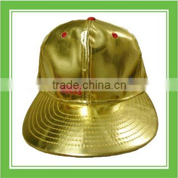 Top Quality Mr Shark Embroidery Adjustable Plastic Snapback Polyester Bright Golden Mesh Trucker Cap Very Popular