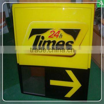 Factory made vacuum thermoformed outdoor plastic sign