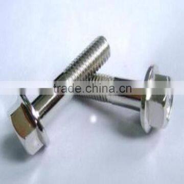 Good quality M8 stainless steel hex flange bolt