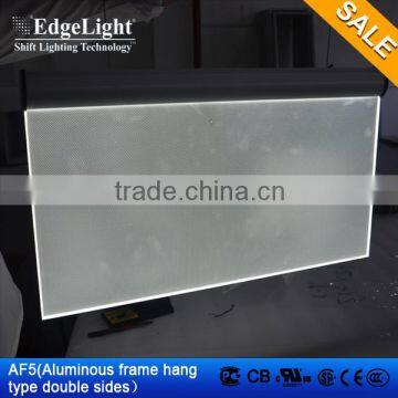 led light box logo sign double sides visible display board, Hanging advertising lightbox frame sign light box