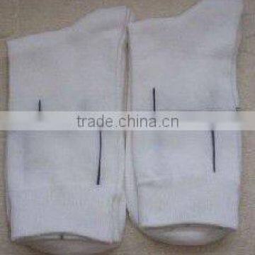 White Man Comed Cotton Socks