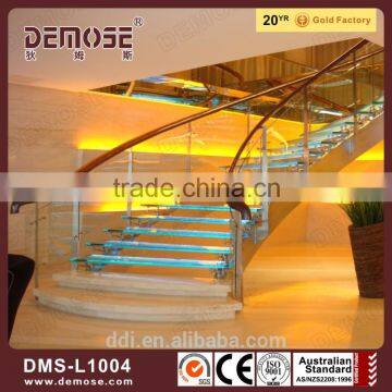 mini staircase glass crystal stairs modern stairs