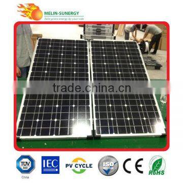 160W portable solar powered battery charger