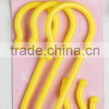 colorful strong outdoor plastic S HOOK for hanging
