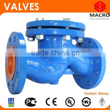 DIN 2533 flange cast iron lift check valve