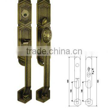 B-FF1311-AB Antique bronze high security and good price door hanlesets