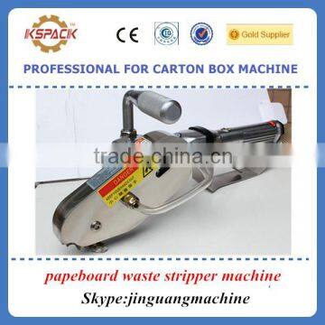 carton box machine price / manual operate penumatic paperboard waste stripper machine