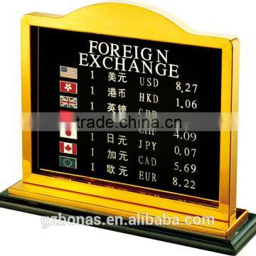 Free Standing Hotel Exchange Rate Board/number Board photo-6