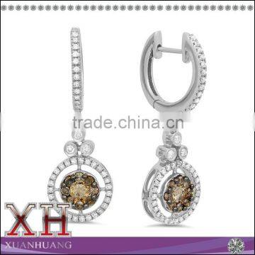 Hot Sale Model's On Alibaba 925 Sterling Silver Dangle Earrings