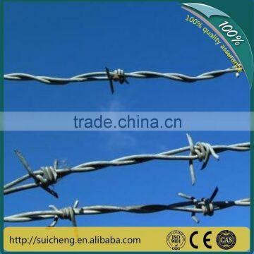 Guangzhou Factory Barbed Wire/ Galvanized Barbed Wire/ PVC Coated Barbed Wire(Factory)