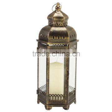 Brass Lantern, Candle Lantern, Antique Lantern