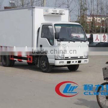 JMC fridge vegetable box truck, refrigerated trucks for sale, mini refrigerator truck