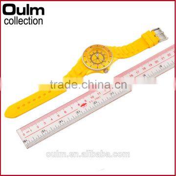 Silicone Wrist Watch Lady Vogue Watch Fashion Stylish Quartz Watch photo-3