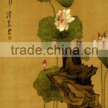 Ming Dynasty Painting of Lotus by Chen Hongshou