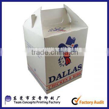 cheap hot and tender fried chicken packaging box bulk sell in Dongguan                        
                                                Quality Choice