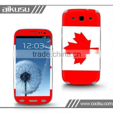 Cute style domed epoxy sticker for samsung i9300