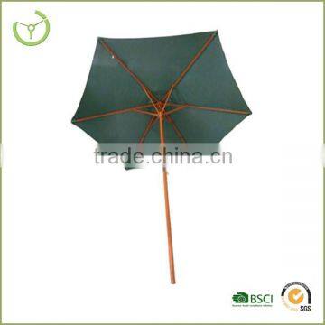 outdoor wall umbrella-8' wooden parasol