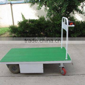 China 300kg Light Load Battery Electric Powered Platform Trolley photo-2