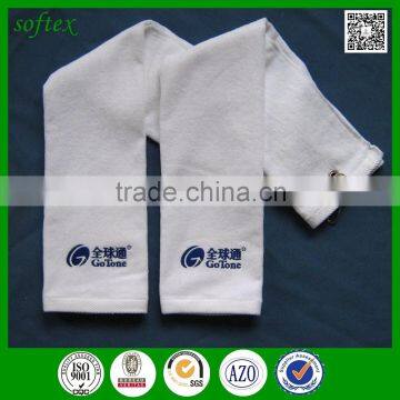 40x60cm 140g Age Group 100% Cotton Golf Towel Custom Logo With Embroidery photo-5