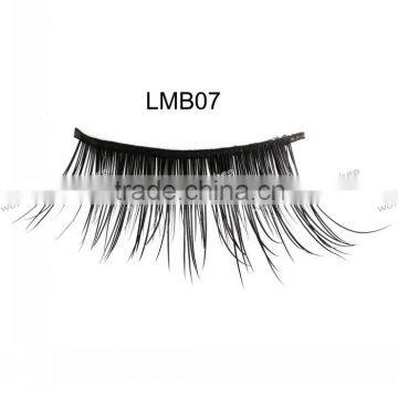 siberian mink fur strip eyelash with custom packaging permanent false eyelashes