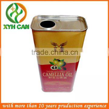 nice quality square shape tin oil tank