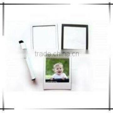 Magnetic photo frame; Flexible rubber magnet; Used in school & office & home