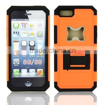 For Apple iPhone 5G 5S shockproof silicone case with bottle opener