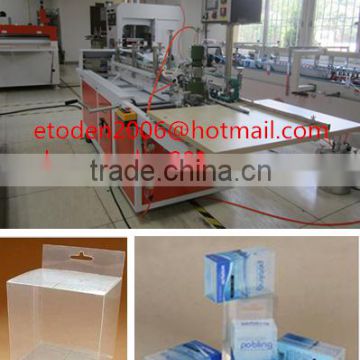 PET plastic box hot melt glue machine