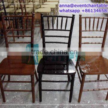 Fruitwood Color Tiffany Chair Wood Stackable for Wholesale ZS-8046R