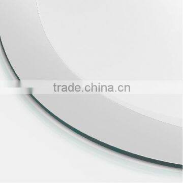 Oval Shaped Frameless Mirror With Beveled Edges, Decorative Wall Mounted Bathroom Mirror photo-3