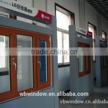 Cheap house pvc casement windows with factory price for sale