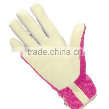 Hot Garden Glove, Flower-pattern Women Work Glove, Safety Equipment, Imitation Leather Glove photo-2