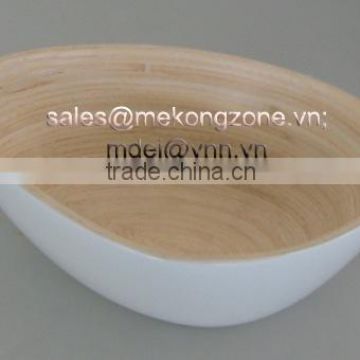 Lacquered bamboo bowl